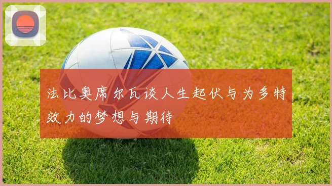 法比奥席尔瓦谈人生起伏与为多特效力的梦想与期待